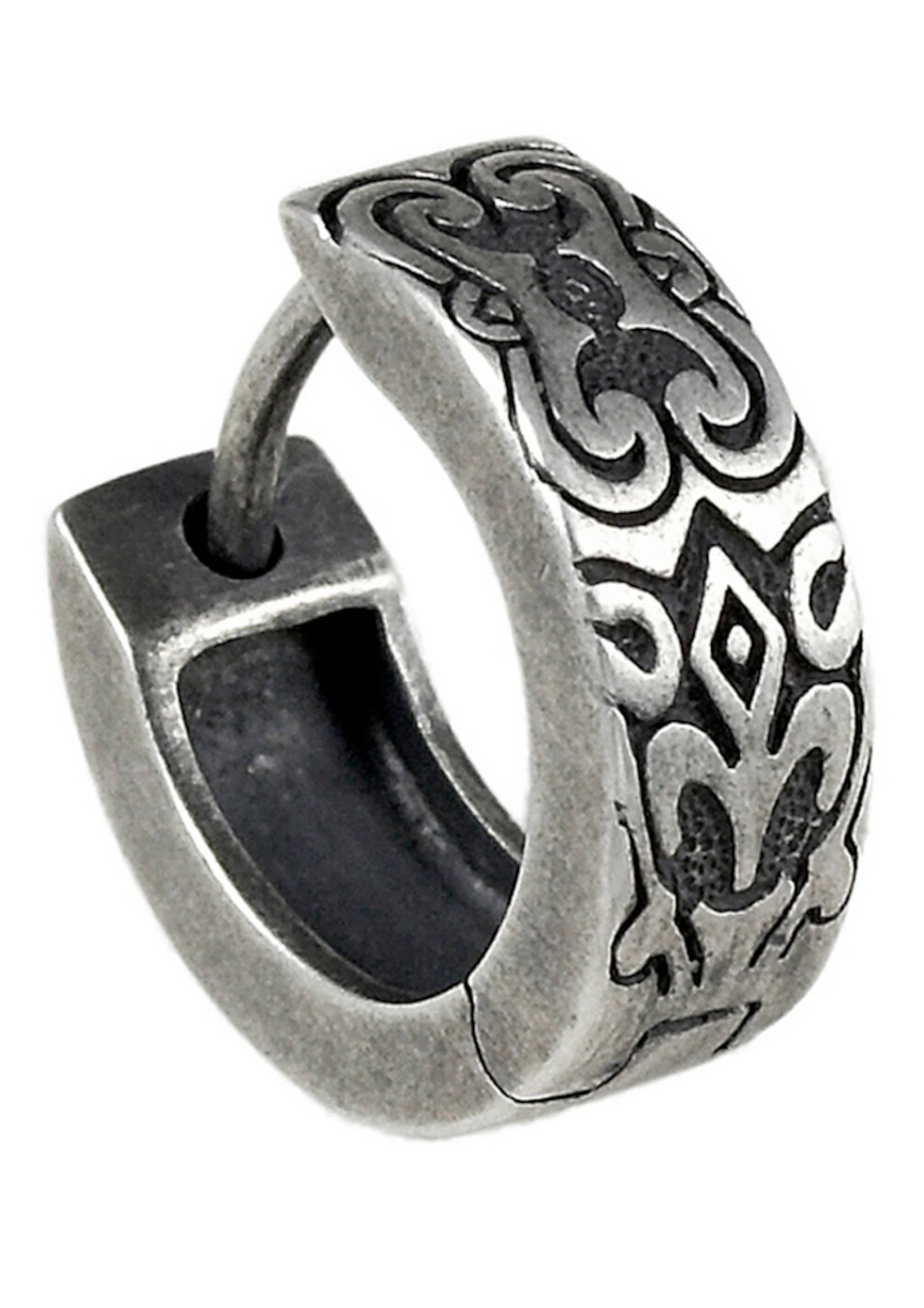 caï Ohrring in Silber: Vorderseite