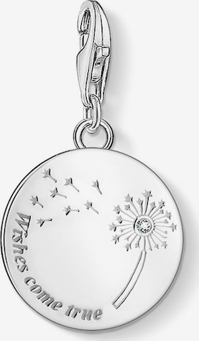 Thomas Sabo Pendant 'WISHES COME TRUE' in Silver: front