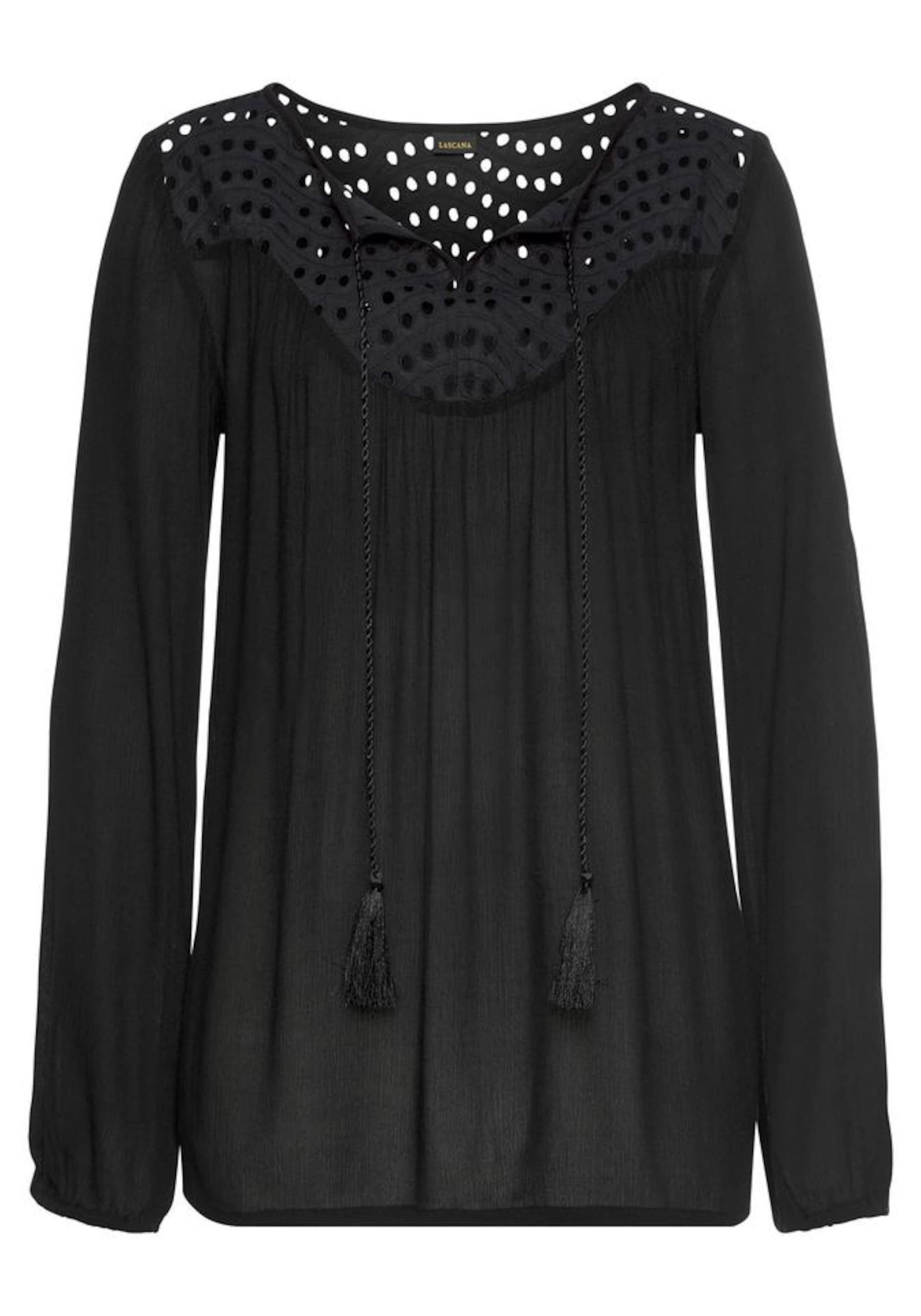 LASCANA Blus i svart: framsida
