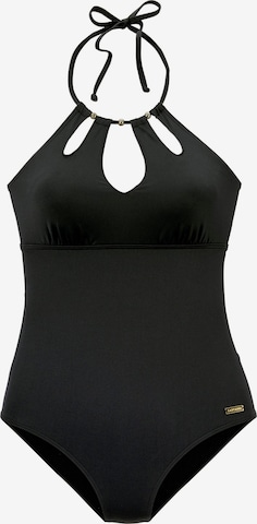 LASCANA Bustier Badeanzug 'Italy' in Schwarz: predná strana