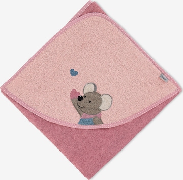 STERNTALER Lille håndklæde 'Mabel' i pink: forside