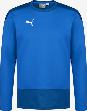 PUMA Athletic Sweatshirt 'TeamGoal 23 ' in Blue: front