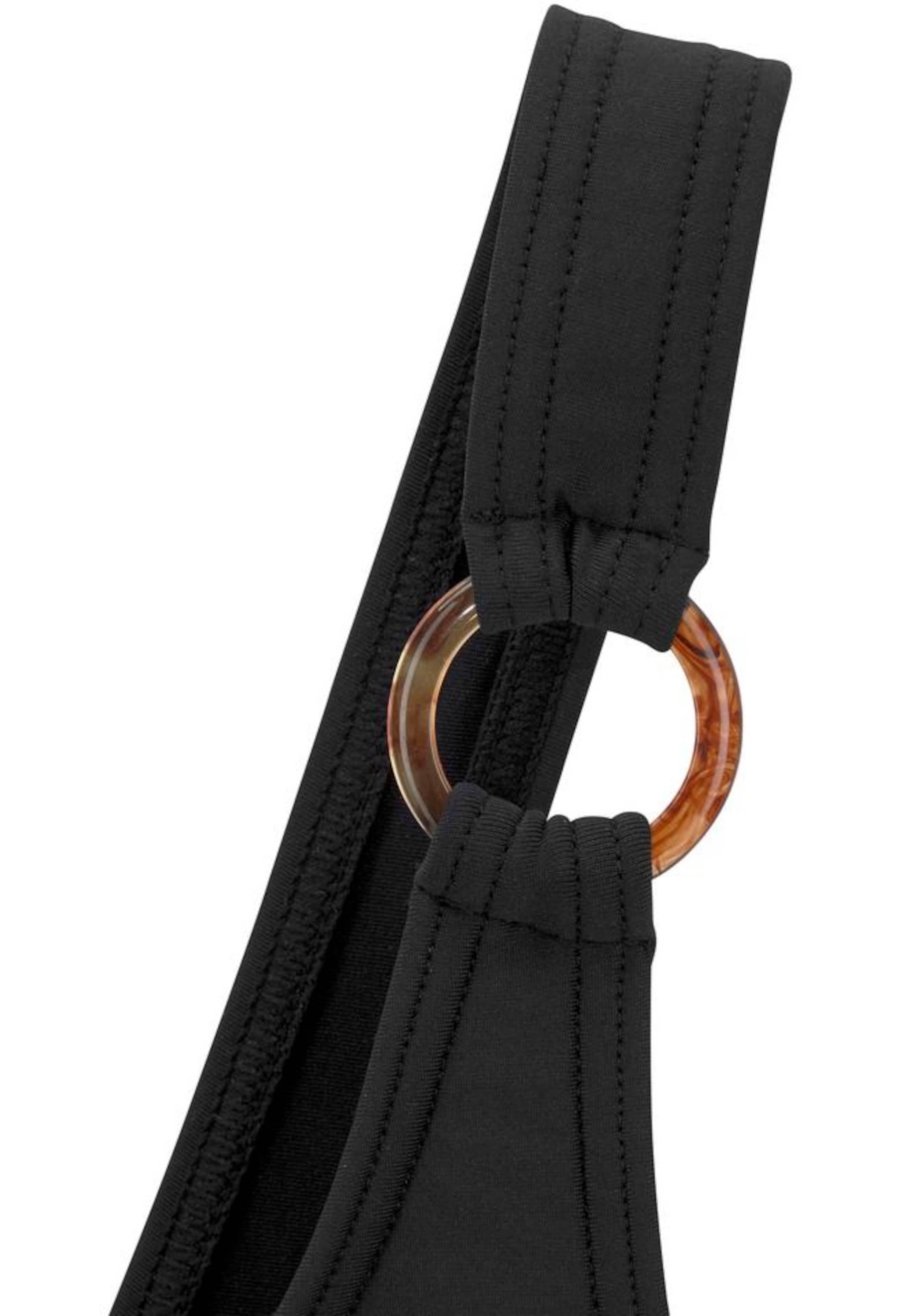 s.Oliver Μπαντό Τοπ μπικίνι 'Rome' σε μαύρο