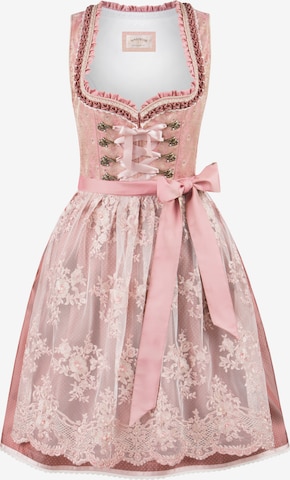 STOCKERPOINT Dirndl in Roze: voorkant