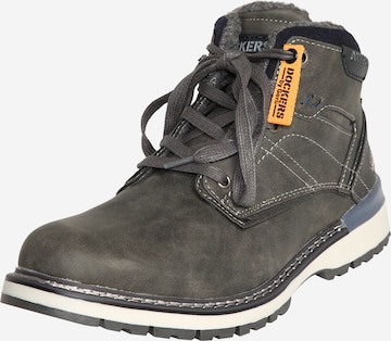Dockers by Gerli Lace-Up Boots in Grey: front