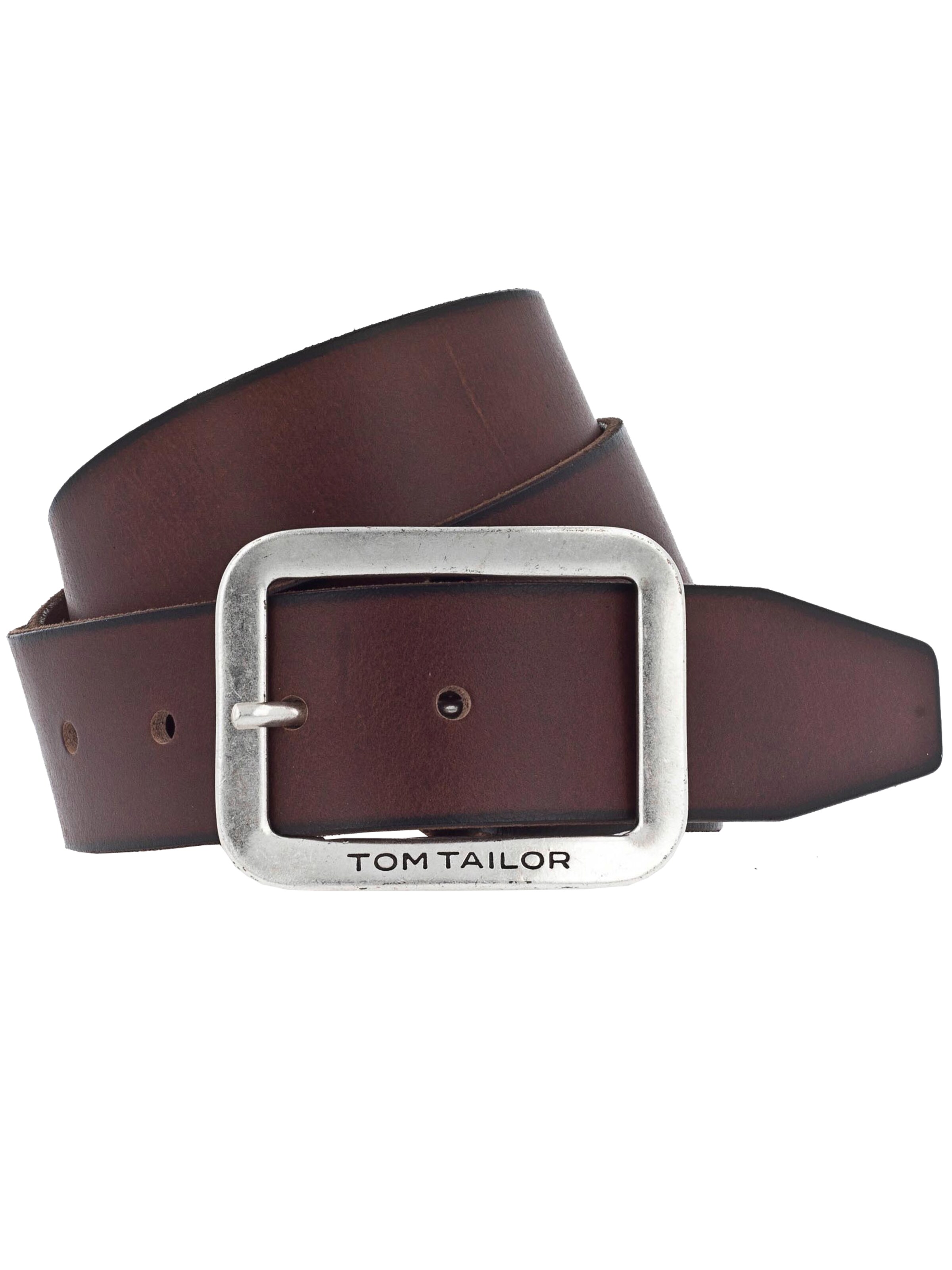 TOM TAILOR Gürtel in Braun: Vorderseite