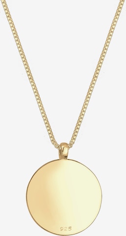 ELLI Ketting 'Geo, Halbmond' in Goud