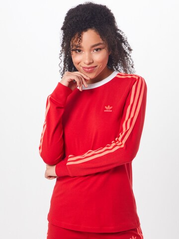 T-shirt ADIDAS ORIGINALS en rouge : devant