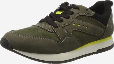 TAMARIS Sneakers in neongelb / oliv / schwarz, Produktansicht