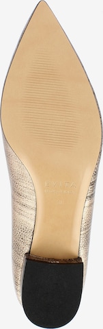 EVITA Classic Flats 'FRANCA' in Gold