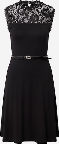 Robe 'Leia Dress' ABOUT YOU en noir : devant