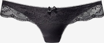 LASCANA Thong in Black: front