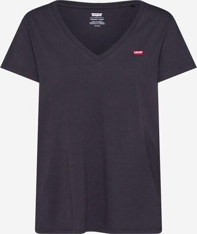 LEVI'S ® Majica 'Perfect Vneck' | ognjeno rdeča / črna / bela barva, Prikaz izdelka