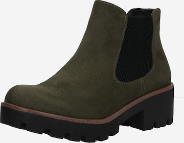 Rieker Chelsea boots in Groen: voorkant