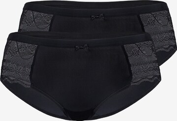 sassa Boyshorts 'FANCY LACE' in Black: front