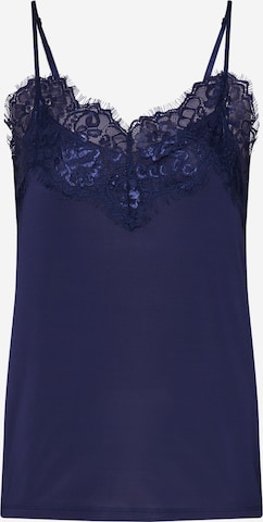 SOAKED IN LUXURY Top 'CLARA' in Blue: front