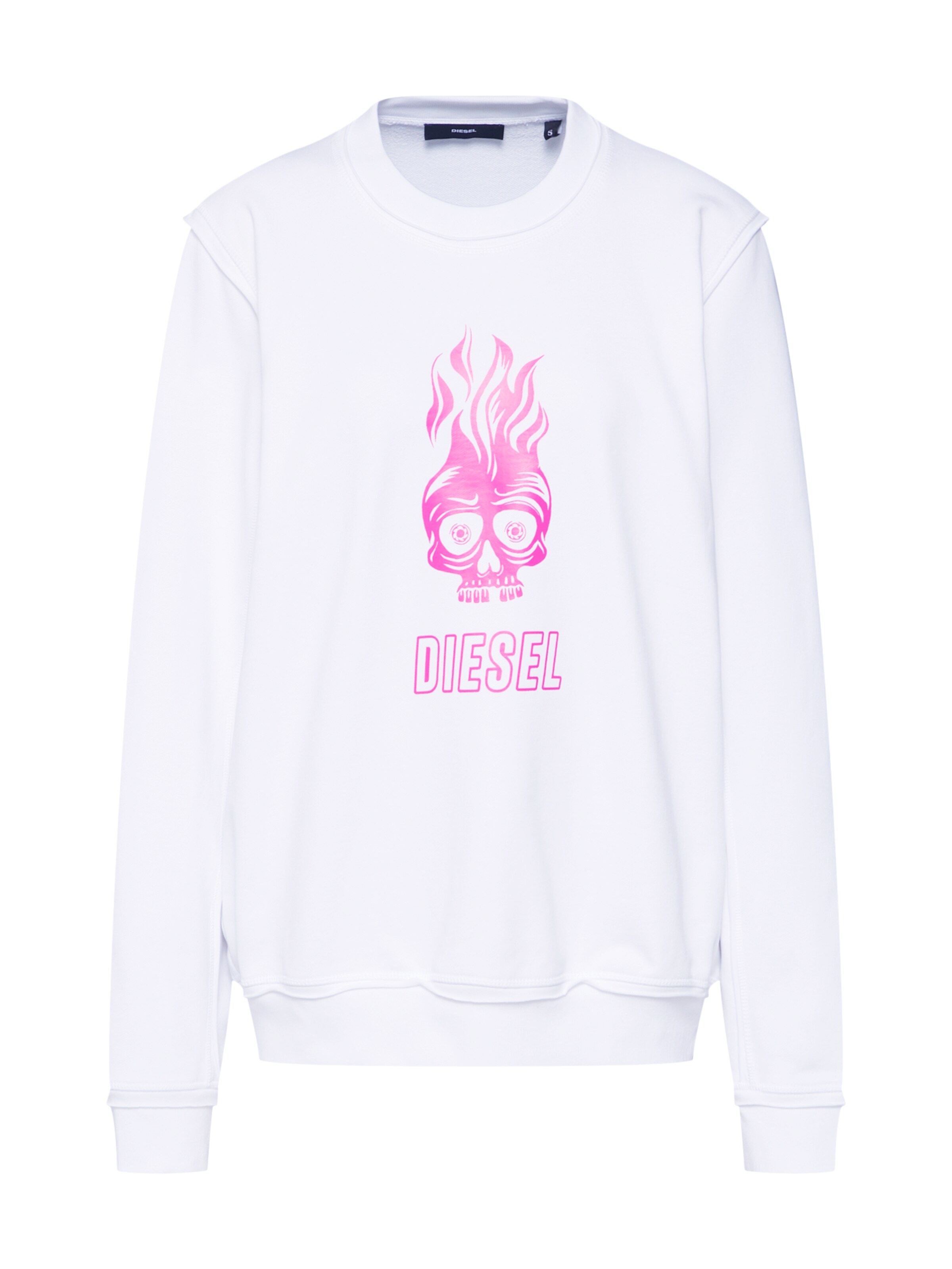 DIESEL - Sweatshirt 'F-LYANY-E' in de kleur Donkerroze