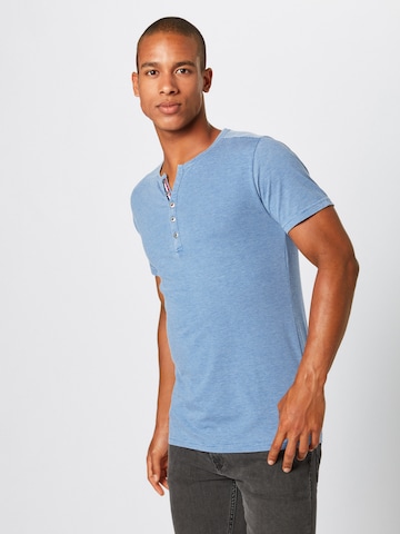 Key Largo T-Shirt 'Dieter' in Blau