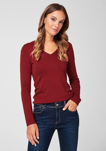 s.Oliver BLACK LABEL Pullover in Rot: predná strana