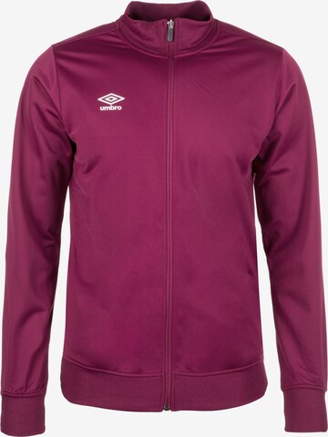 UMBRO Athletic Jacket 'Poly' in Red: front