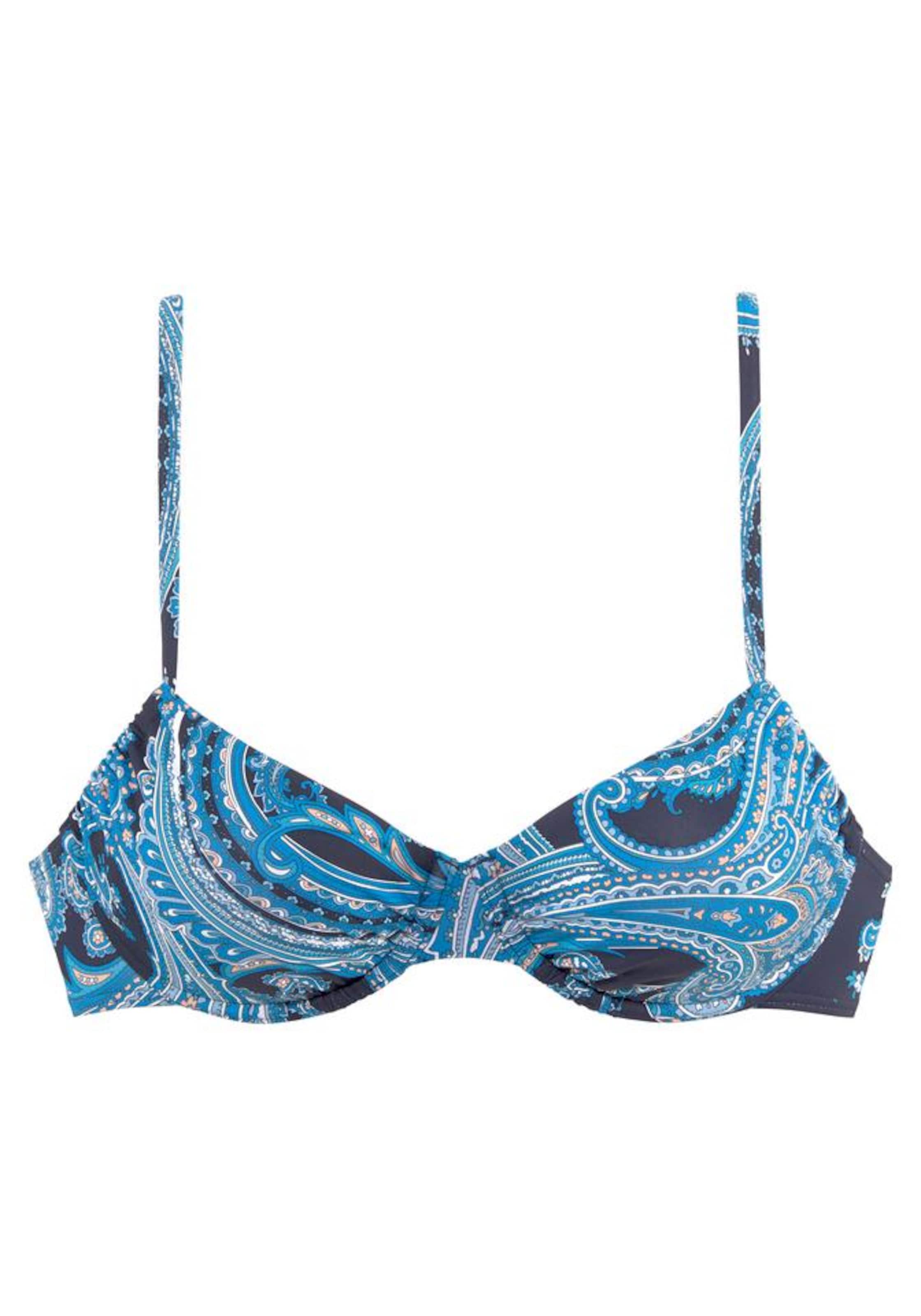 Invisible Hauts de bikini 'Boho' LASCANA en bleu : devant