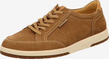 MEPHISTO Athletic Lace-Up Shoes in Brown: front