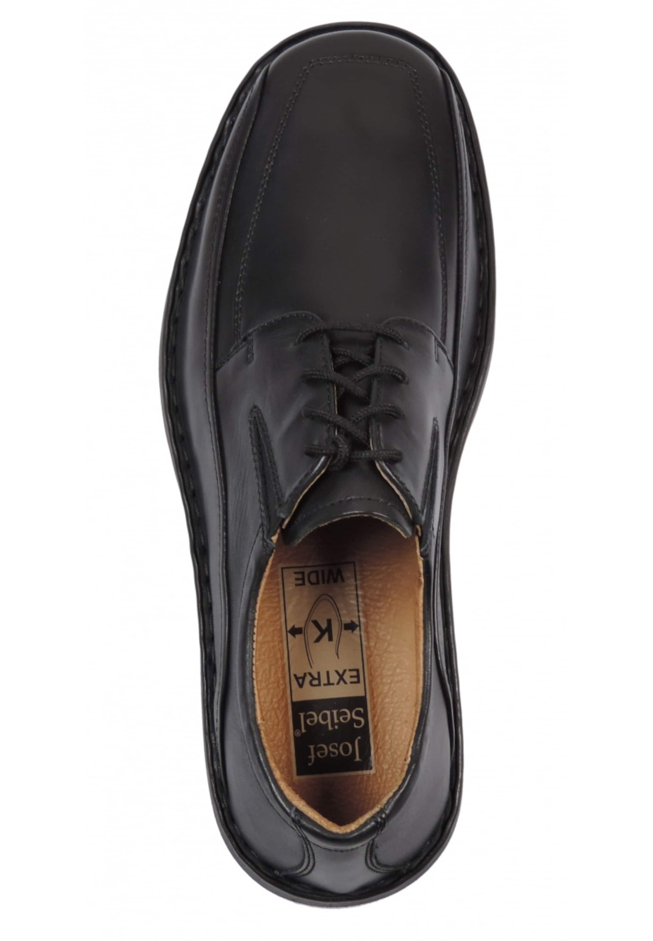 JOSEF SEIBEL Lace-Up Shoes 'Brian' in Black