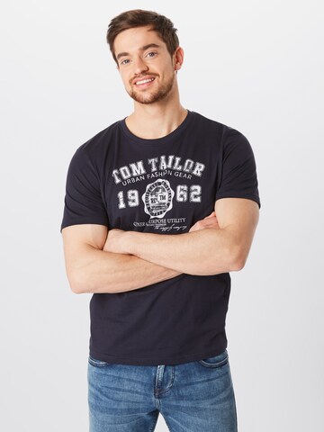 TOM TAILOR Regular fit Shirt in Blue: front