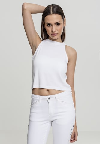 Urban Classics Top | bela barva: sprednja stran