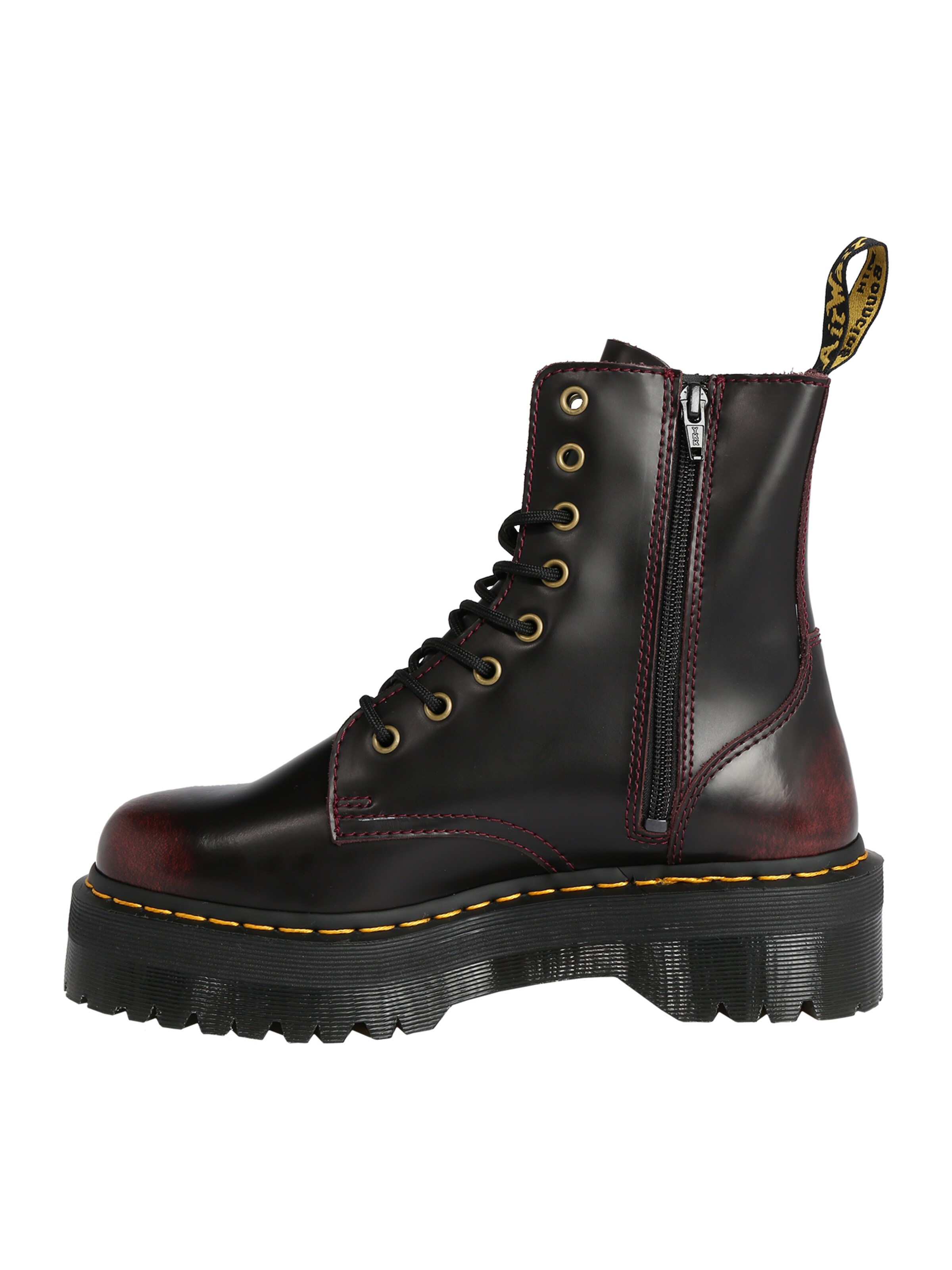 Dr. Martens Сапоги на шнуровке 'Jadon' в Красный
