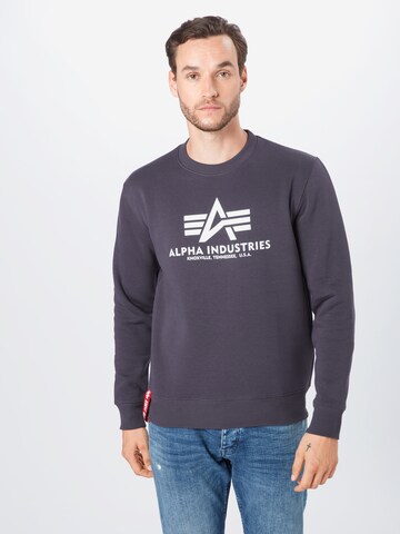 ALPHA INDUSTRIES - Sudadera en gris: frente