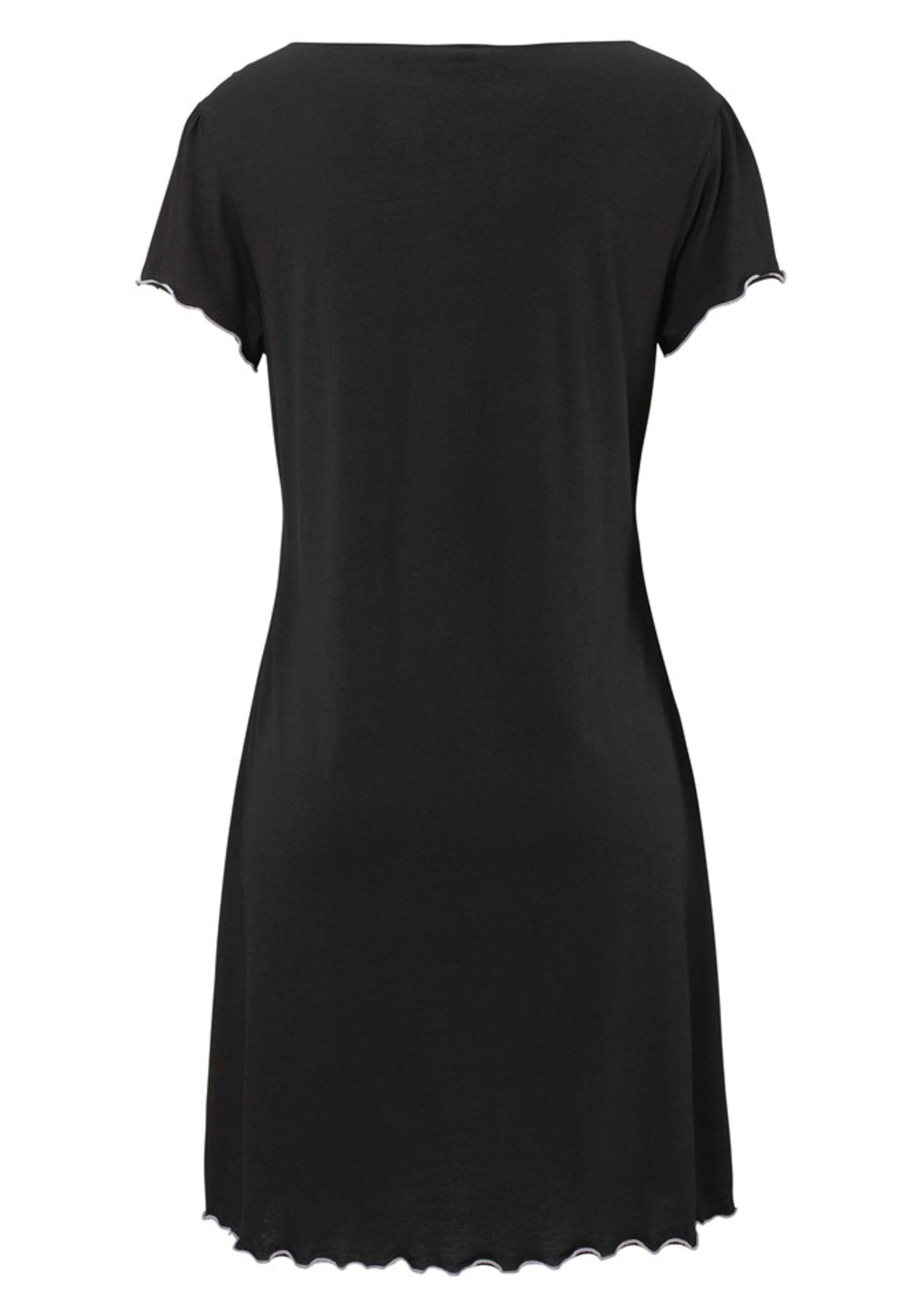 s.Oliver Koszula nocna w kolorze czarny