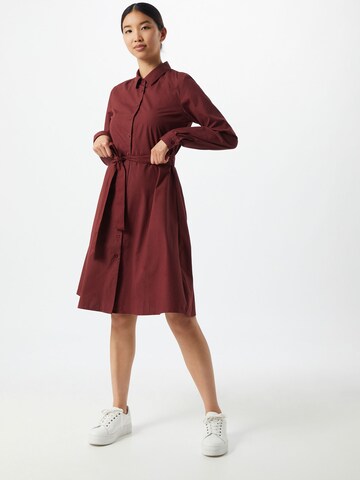 ICHI Shirt Dress 'Sarah' in Red: front