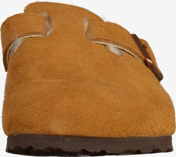 BIRKENSTOCK Huisschoen 'Boston' in Bruin