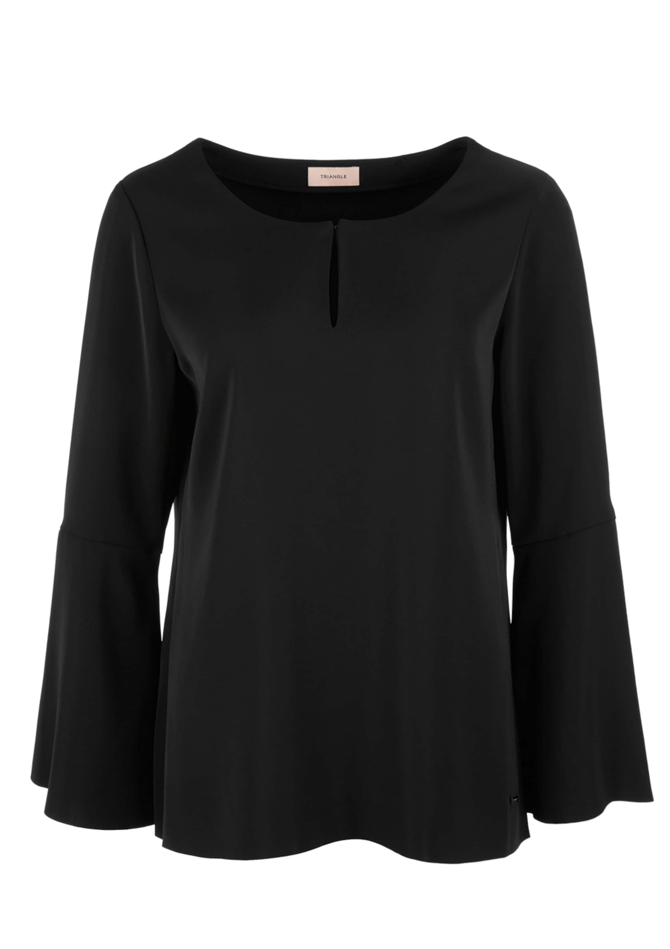 TRIANGLE - Bluse in schwarz