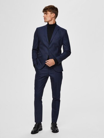 Coupe slim Veste de costume SELECTED HOMME en bleu