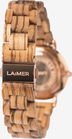 LAiMER Analog Watch 'Leona' in Brown