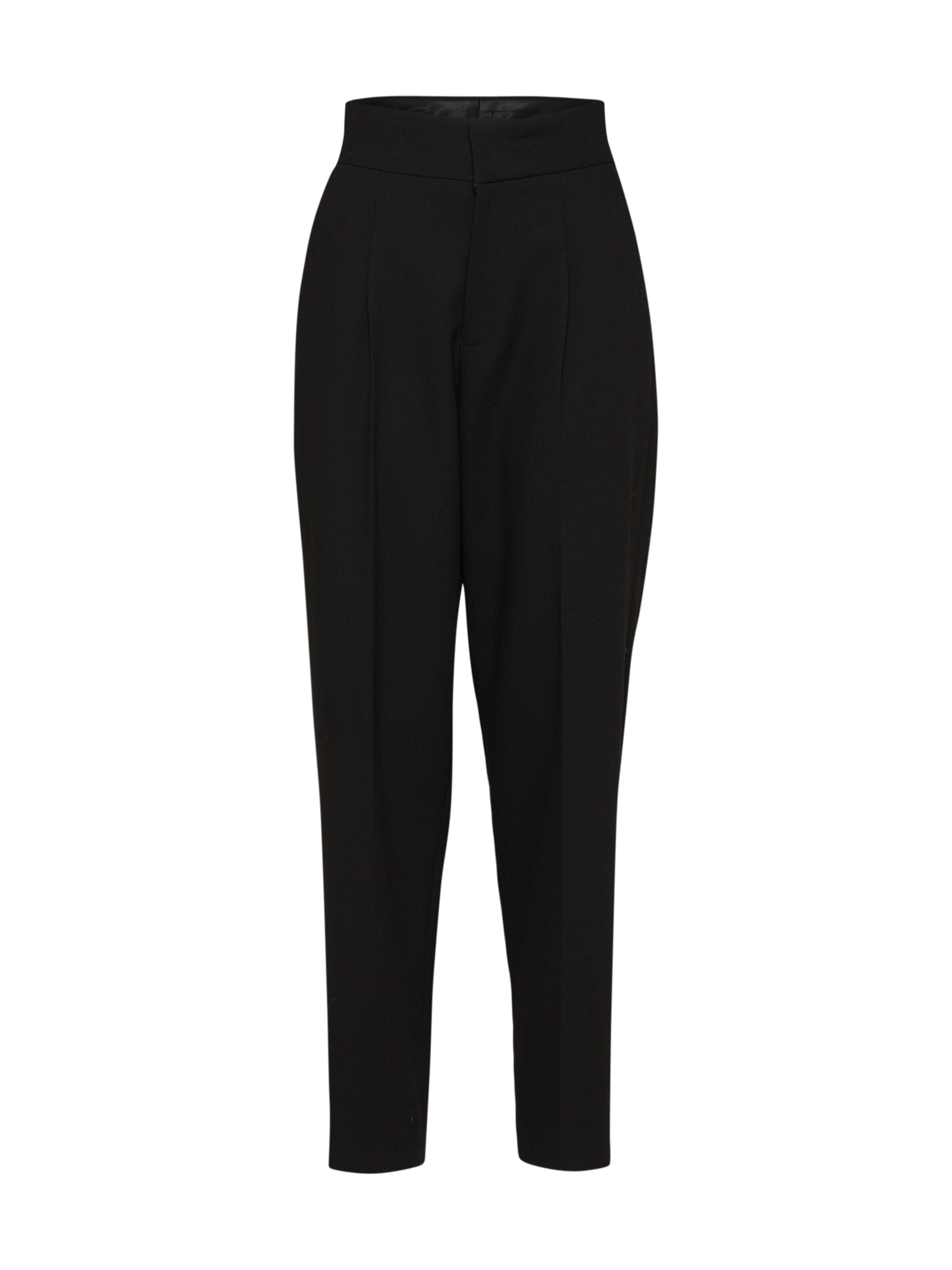 POSTYR - Bandplooibroek 'Posagara' in de kleur Zwart