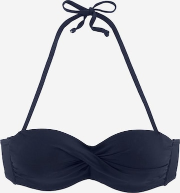 LASCANA Balconette Bikini-Top 'Sofia' in Blau: predná strana