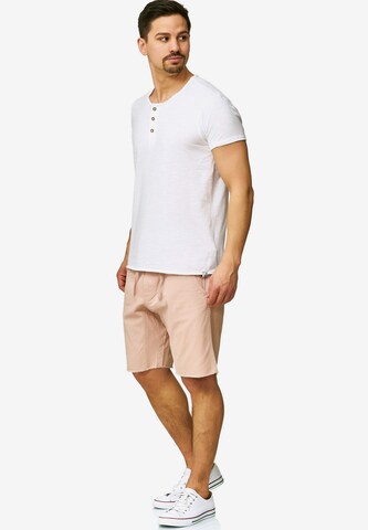INDICODE JEANS Loosefit Chino 'Carver' in Roze