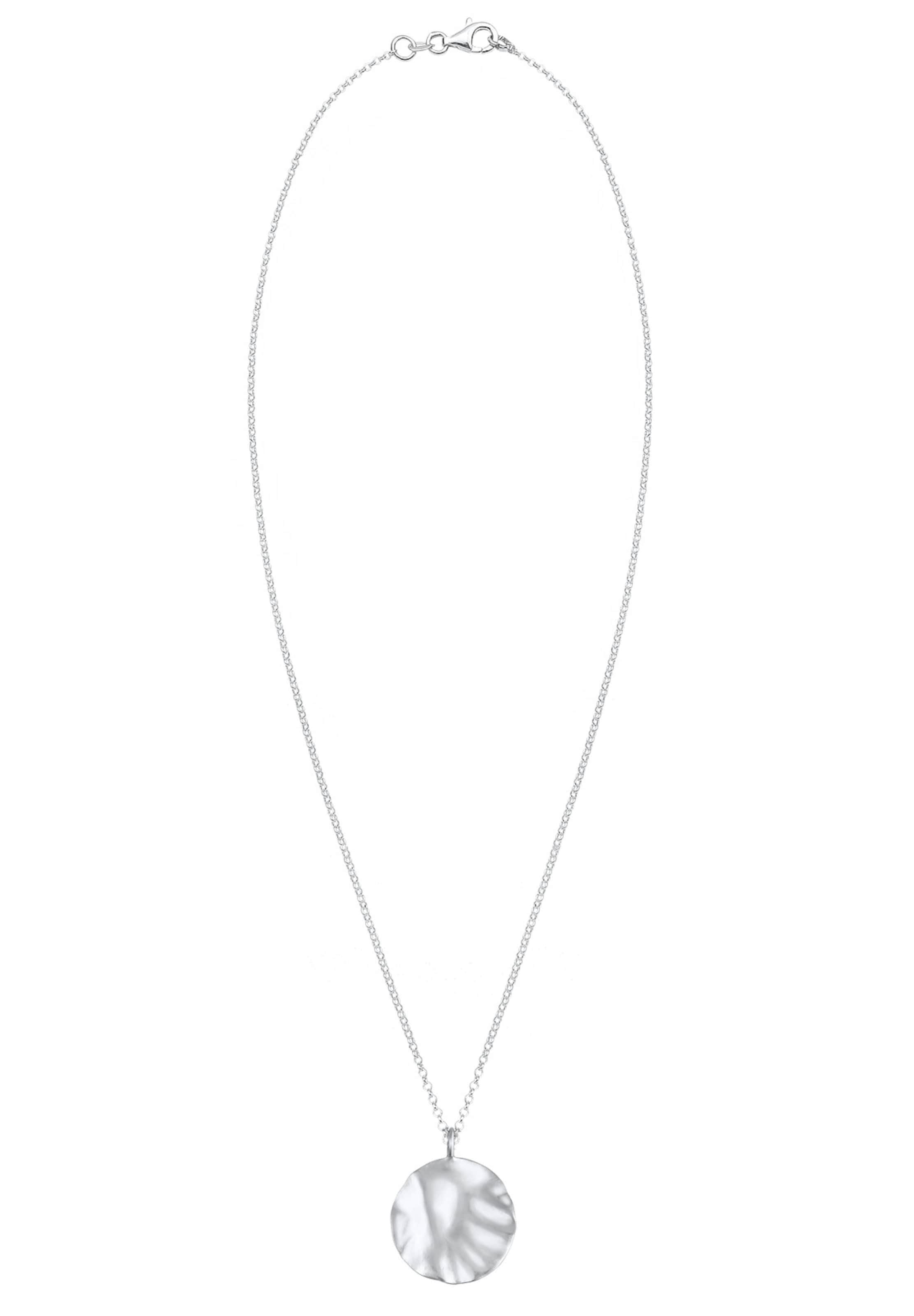 ELLI Ketting 'Geo' in Zilver: voorkant