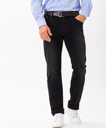 BRAX Regular Jeans 'Pep 350' in Zwart: voorkant