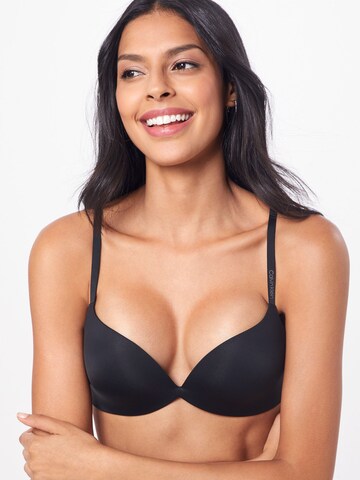 Invisible Soutien-gorge Calvin Klein Underwear en noir : devant