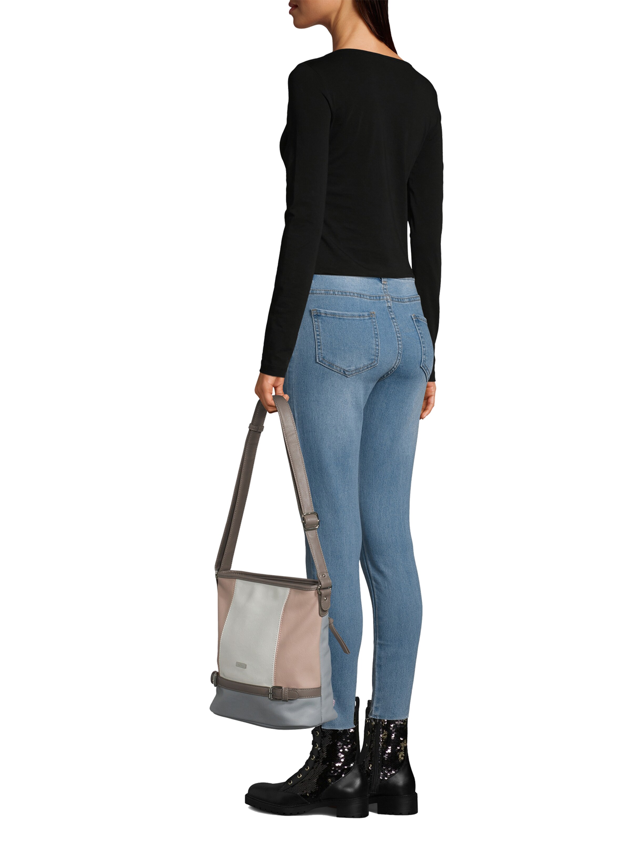 TOM TAILOR Taška cez rameno 'Juna' - Ružová