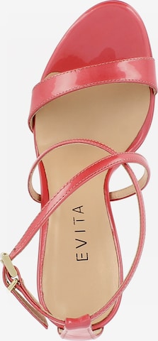 EVITA Sandalen met riem 'Valeria' in Roze