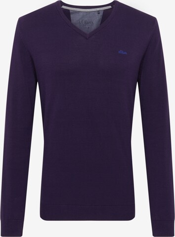 Pull-over s.Oliver en violet : devant