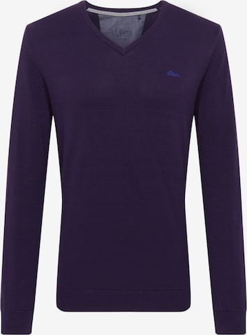 s.Oliver Pullover in Lila: predná strana