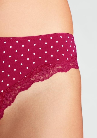 Slip LASCANA en rouge