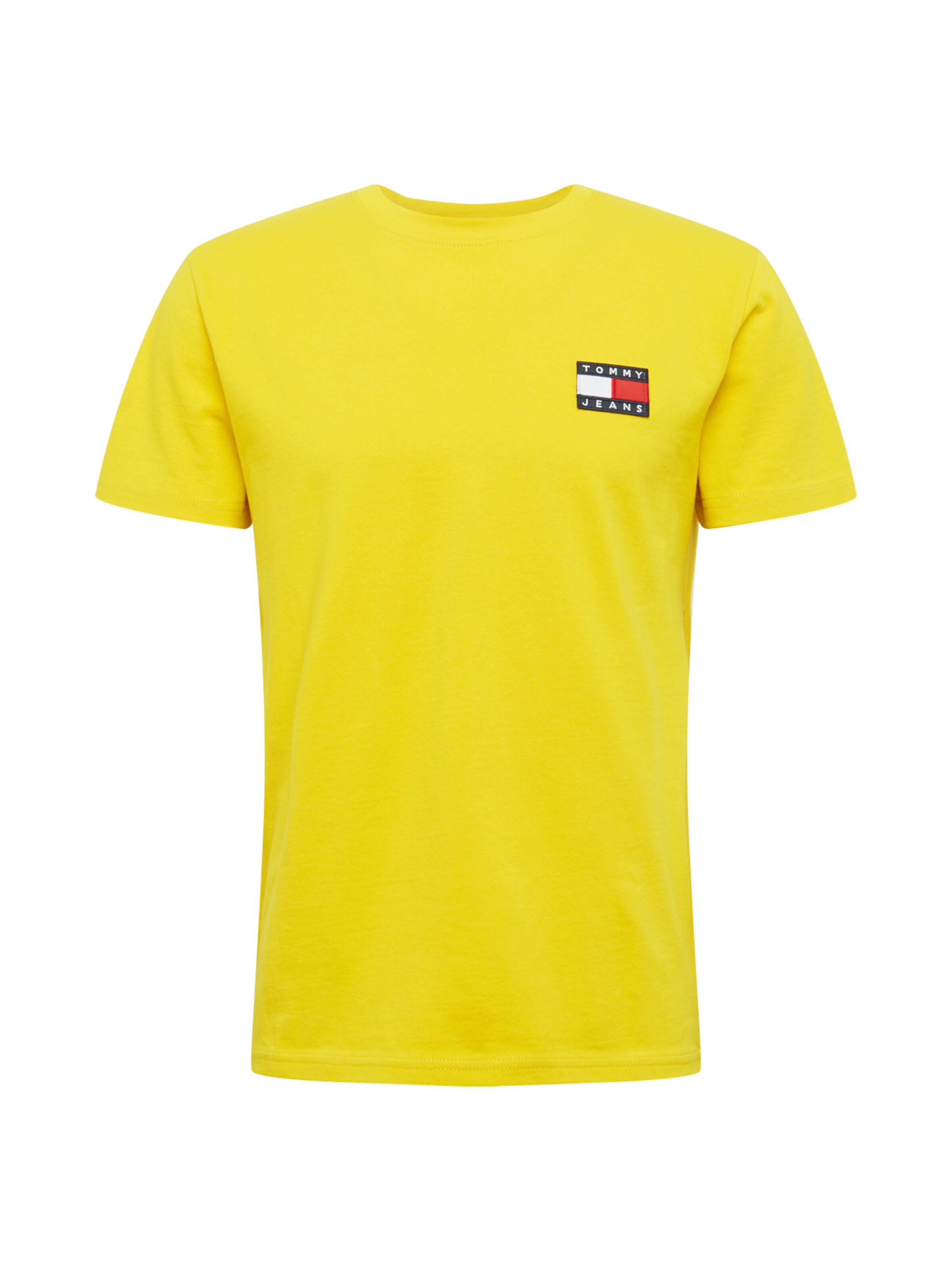 yellow tommy jeans t shirt