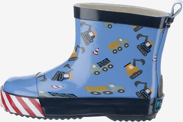 PLAYSHOES Rubber Boots 'Baustelle' in Blue